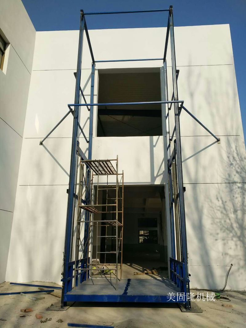 漯河仓库专用导轨式升降货梯价格